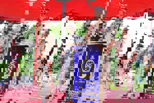   Sh. Satya Prakash, CO 191 Bn as Chief Guest for MSF Passing Out Parade at SRPF Camp, Desaiganj on 03/07/25