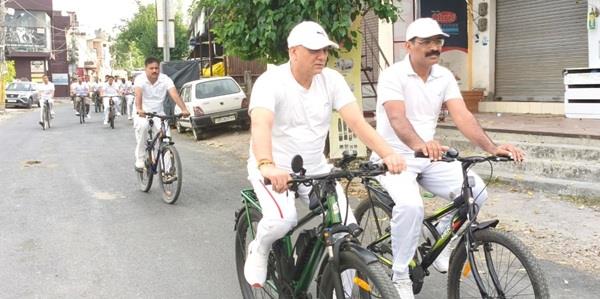 Bicycle Rally organised by BNs/GC of jammu sector CRPF under the Fit India Movement initiative 2026