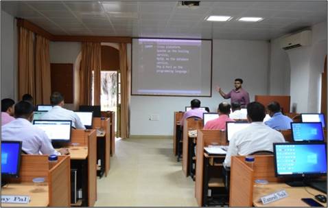 Sh. Palash Verma, Cyber Security Expert., in an indoor session