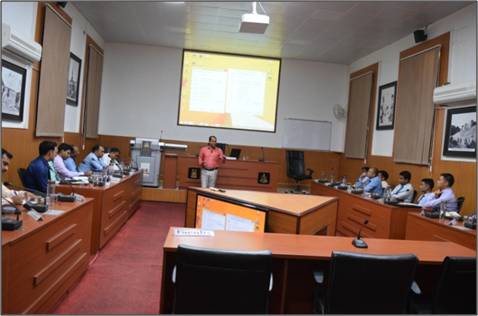 Sh. Shyam Chandel, Cyber Security Expert,, in an indoor session