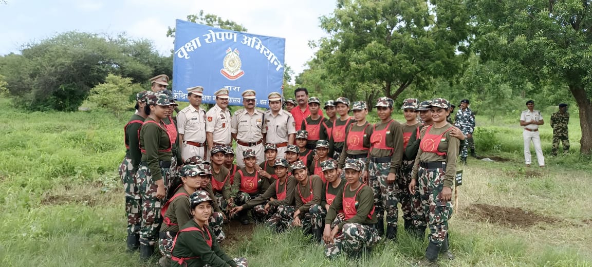 TREE PLANTATION ON THE OCCASION OF CRPF RAISING DAY-2021