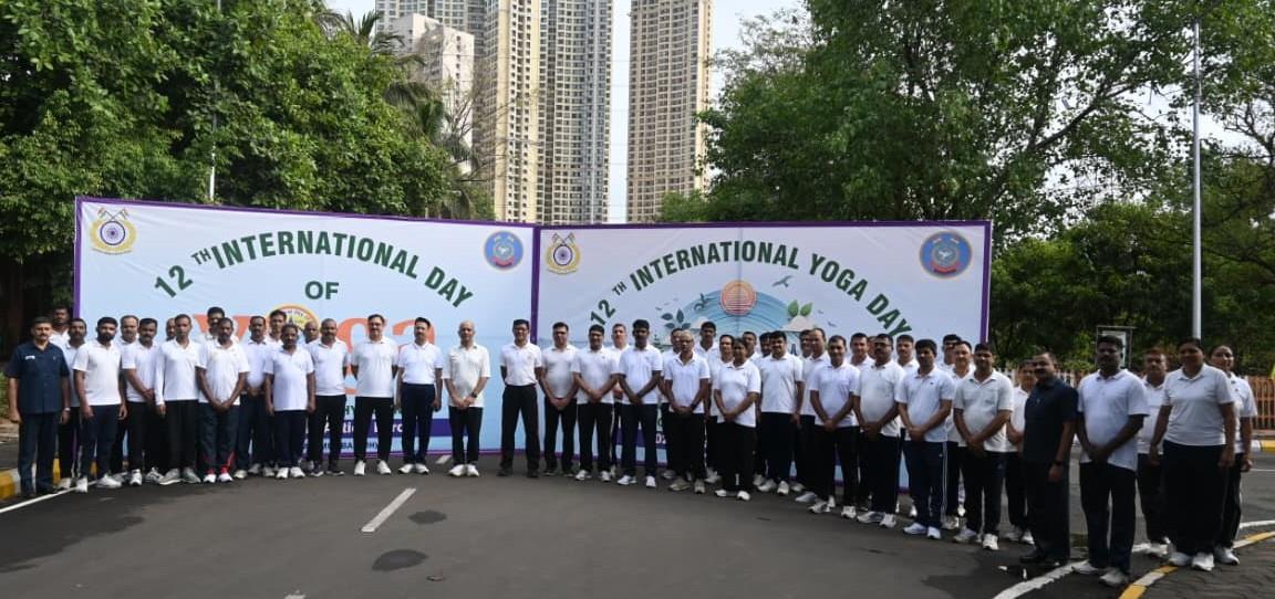   Sh. Virendra Agrawal, IG-WS attended the Yoga Day celebrations at 102 RAF