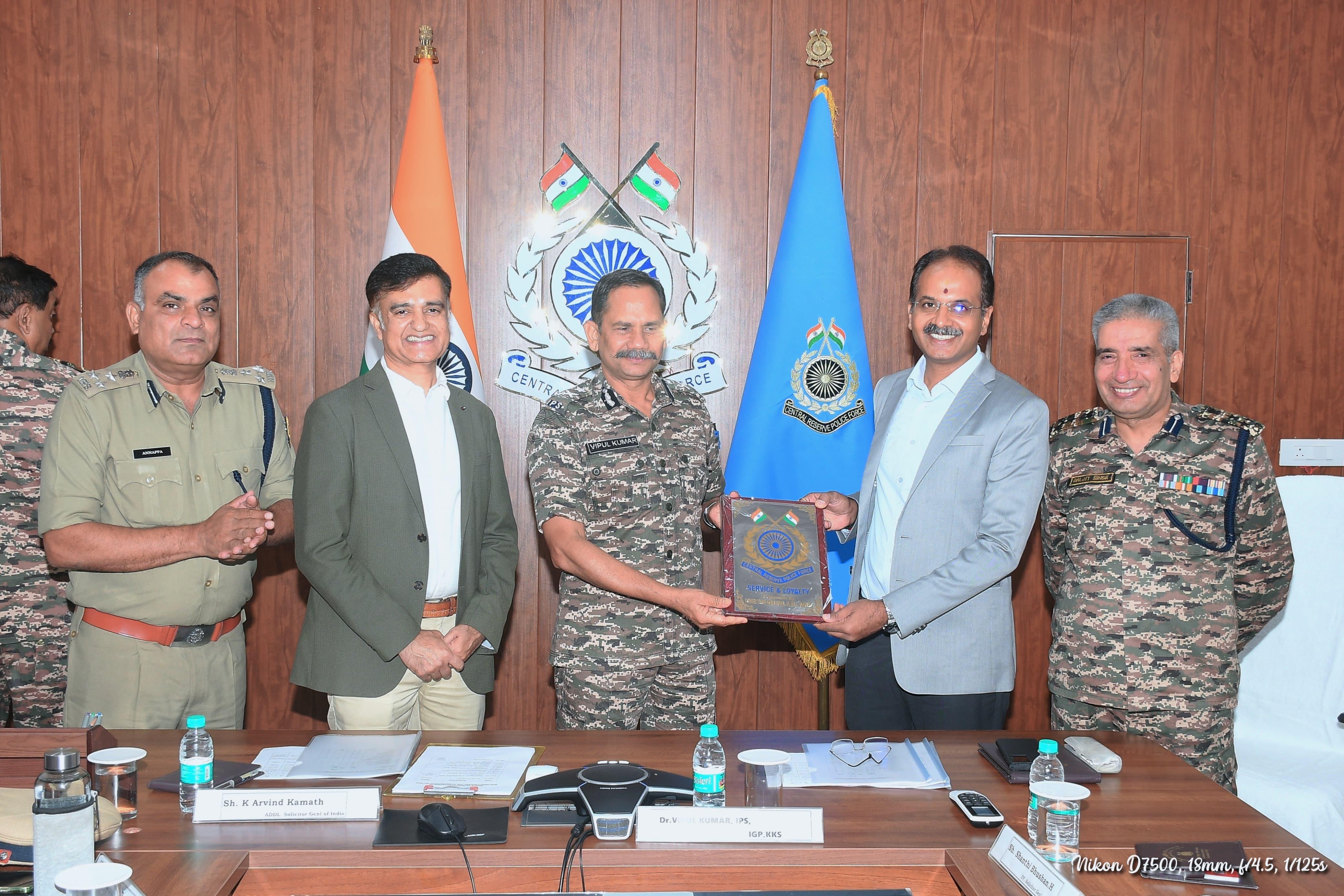 On 23/05/2025, Coordination Meeting chaired by Dr.Vipul Kumar IPS, IG KKS 