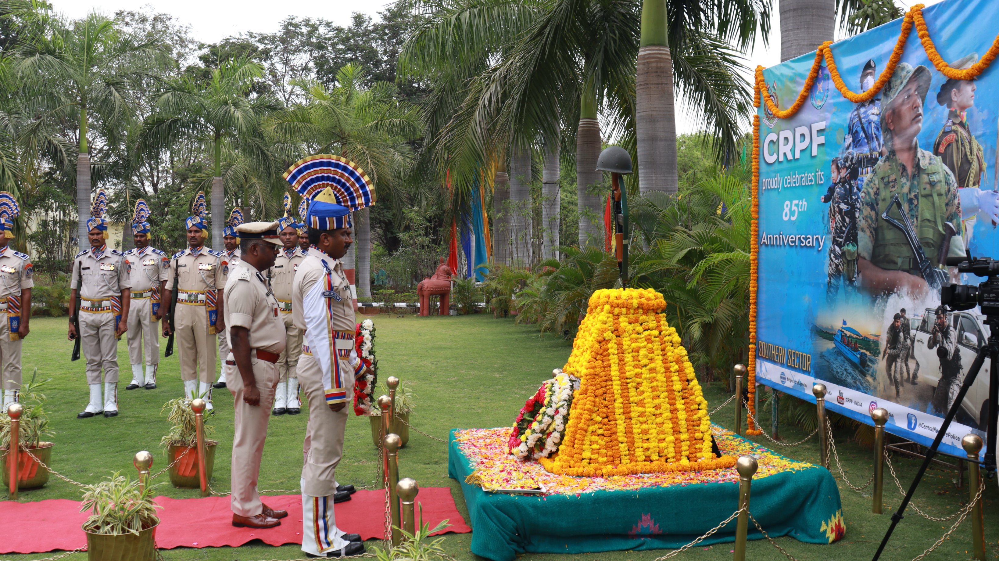 85th CRPF Day celebrated at SS HQ, Hyderabad.