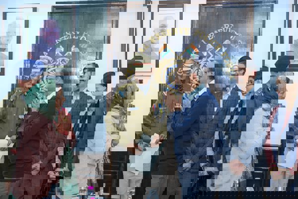 महानिदेशक और सभी रैंकों ने एएसआईजीडी अमी चंद को सम्मानपूर्वक विदाई दी।