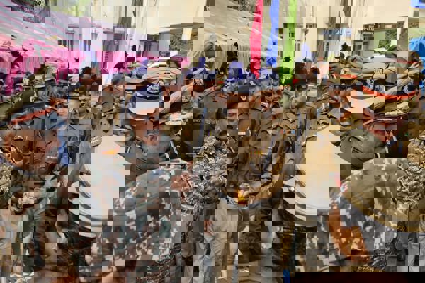 महानिदेशक का मुजफ्फरपुर समूह केंद्र का दौरा