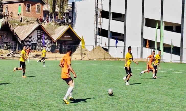 109 Bn, CRPF organized an Open Football Tournament at the Astro Turf Ground, Senapati