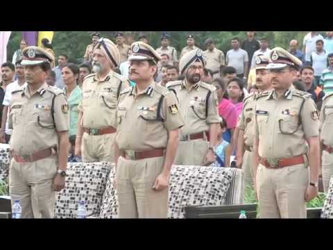 Retreating and Band ceremony By CRPF at All India Police Commemoration Chanakyapuri on 29.04.2017