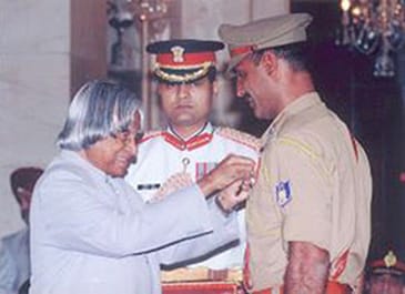 Shaurya Chakra Awarded by President of India