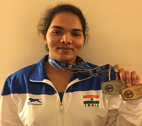 No. 171040084 RT/GD (HG) (Mahila) Seema of Central Weightlifting Team CRPF Represented India in Commonwealth Senior Qualification event held at Gold Coast Australia from 3rd to 9th Sep,2017 & 01 Gold Medal.